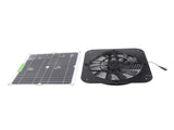 100W 18V Solar Panel Powered Exhaust Fan 13.5 Inch Solar Powered Attic Ventilator for Pet House V1294-YM0703-3111230119411