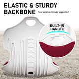 4X Slender Chair Posture Correction Seat Floor Lounge Padded Stackable RED V274-FT-SLDC-RD-X4