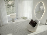 Interior Ave - Opal Irregular LED Wall Mirror Backlit Statement Mirror V355-IA-SM-OPA-FRA