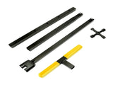 Water Meter Wrench Foldable T Handle Steel Multifunctional Water Shut Off Tool for Repairing Yellow V1294-YM0901-3114240019211
