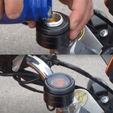 Chain Lubricator Oiler Lubrication System compatible with Suzuki-Kawasaki bike Universal Black, V1189-LC-QP-00131