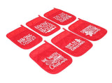 6Pcs Christmas Pot Holders with Pocket Heat Resistant Hot Pad Oven Mitts Cookie Bag Christmas Pot V1294-YM0512-3115220143811