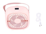 Adjustable Electric Fan Portable Spray Humidification Electric Fan for Home Outdoor DormitoryPink V1294-YM0721-3113210056412