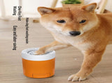 PetPawPrintCup-Gray V1221-PETPAWPRINTCUP-GRAY