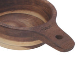 4PCS Cups Set Clear Scale Comfortable Handle Rounded Edges Stackable Handcrafted Wood V1294-YM0901-3118240098011
