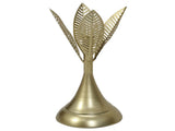 Aura Leaves Taper Candleholder 14x32cm V637-78721CDL
