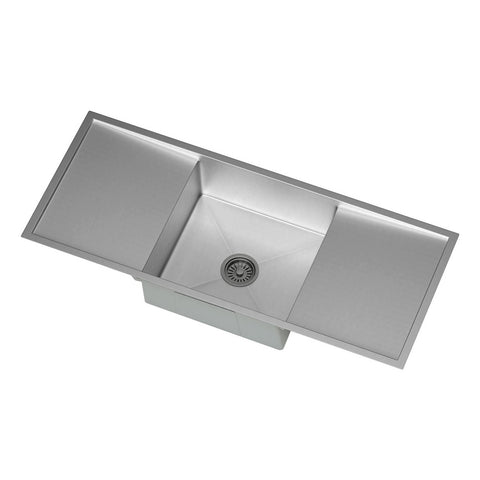 Cefito Kitchen Sink Basin Stainless Steel Under/Top/Flush Mount Bowl 122X45CM SINK-B-12245-R010