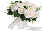 Artificial Rose Bridal Bouquet Beautiful Elegant Lightweight Artificial Rose Bouquet Wedding V1294-YM0901-3115250116111