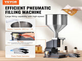 Pneumatic Paste Liquid Filling Machine, 5-50ml Bottle Filler, Bottle Filling Machine, Stainless V952-LSGYTGZJQD56YVZDOV0
