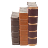 Resin Faux Book Stack Elegant European Style Decorative Prop 3 Pieces V1370-AZ4-17282