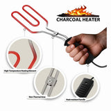 Electric CharcoalStarter - Fire Lighter, Stainless Steel 304 Heat Element Coils with 25 Inch Power V1370-AZ4-07621