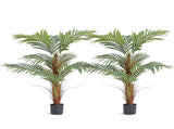 1219 mm Tall Artificial Palm Tree, Anti-Tip PE Faux Plant, Low-Maintenance Lifelike Greenery for V767-VVR-RZRDZW4FT2BLDY2FIV0