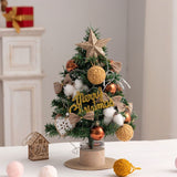 mini desktop Christmas tree, flocked pink Christmas tree, Christmas tree set, Christmas decorations, V1106-128-84940-CHR-3