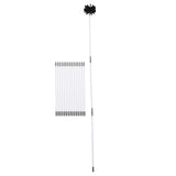 24ft Chimney Brush Set 45&deg Bendable Chimney Cleaning Brush with 18 Flexible Rods Wooden Handle Brush V1294-YM0901-3118250126711