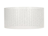Drum Lamp Shade E27 E14 Clip Fir Leaf Shape Hollow Out Metal Decorative Lampshade Cover for Table V1294-YM0703-3119230016911
