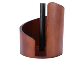 Mountain Paper Towel Holder Wooden Countertop Freestanding Paper Towel Roll Holder Stand for Kitchen V1294-YM0901-3112250039712