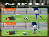 Soccerer Board, 40"X12" Portable Soccer Wall with 2 Angles, Foldable HDPE Kickback V952-ZQHDBHDPEL40B7CZKV0