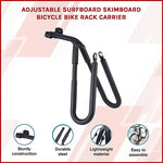 Adjustable Surfboard Skimboard Bicycle Bike Rack Carrier V63-840531