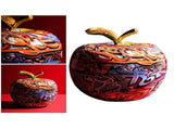 Modern Colourful Apple Resin Sculpture Creative Graffiti Simulation Apple Art Statue Decoration V1370-AZ4-00158