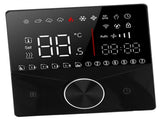 Smart Digital Thermostat LCD Color Display Precise Control Intelligent Temperature Controller Black V1294-YM0706-3114230111711