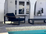 5 Seater Grandeur Lounge Suite Charcoal Grey V264-OTF-545A-DGR-6PC