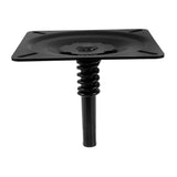 Black Metal Marine Seat Pedestal Base with 360&deg Smooth Rotation Replacement for Boat Seats V1192-AZ-W-28393