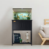 VEVOR Aquarium 20 Gallon Fish Tank 25.6 x 16.5 x 31.9 in Steel and MDF Turtle Tank V952-GMZSZXZJMBXGS21QGV3