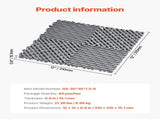 Interlocking Drainage Mat, 31 x 31 cm Modular Interlocking Cushion, 40 Pcs Splicing Drainage Mats, V952-CKPSD12X12INYQCJXV0