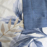 300TC Carolyn Blue Reversible Cotton Quilt Cover Set Queen V442-ATX-QUILTCS-300TCCAROLYN-BLUE-QS