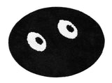 Round Rug Cute Black Face Rug Soft Flocking Carpet Skid Resistant Rug for Bedroom Bathroom Living V1294-YM0710-3117230206512