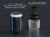 Wireless Portable Espresso Coffee Machine Capsule & Powder Travel Maker V1263-JX-5669