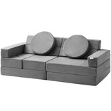 Play Couch, 15pcs Modular Kids Nugget Couch, Toddler Foam Sofa Couch with High-density 25D Sponge V952-ETSF1656625YVMCKFV0