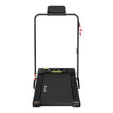 Everfit Treadmill Electric Walking Pad Under Desk Home Gym Fitness 400mm Black TMILL-400-2IN1-BK