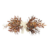 Autumn Decorative Olive Wreath, Lifelike Artificial Wall Hanging, Exquisite Fall Home Decor for V1192-AZ-W-24567