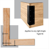 Set of 4 Raised Garden Bed Corner Brackets with Wood Screws for 20Inch-24Inch Bed for Vegetable V1366-AZ2-W-16256