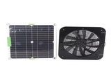 100W 18V Solar Panel Powered Exhaust Fan 13.5 Inch Solar Powered Attic Ventilator for Pet House V1294-YM0703-3111230119411