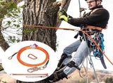 12.7mm Steel Core Flipline, 16ftArborist Flipline for Tree Climbing with Alloy Steel Snap Hook V952-GSSTJJSGSS16HY1WRV0