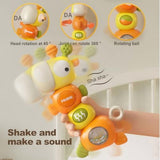 Baby Montessori Sensory Toys for 3-6 6-12 Months,Newborn Infant Rattle Toys,Learning Educational V1369-AZ3-W-21506