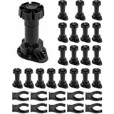 20 Pcs Legs of Furniture Legs of Kitchen Books with 10 Supports of Mounting Extended Range, 100120 V1237-MS-626-140