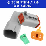 1700PCS Deutsch DT Connector DEUTSCH DT CONNECTOR PLUG KIT AU STOCK Connector V201-EBA1200BL8AU
