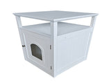 Jasper 2 Cat Litter Cabinet, White V568-GMW-650-W