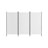 Artiss 3 Panel Room Divider Set of 2 Folding Privacy Screen Fabric Room Separator Partition White RD-D-PLY-260-WHX2
