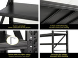 Giantz 2.4Mx2M Warehouse Shelving Garage Rack WR-F-20246-200BK-ABC