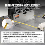 Wheel Alignment Tool, 2-Pack Alignment Tool Toe Plates, Stainless Steel Toe Angle Measurement Tool V952-CLDWJJBXG4BD6BCILV0