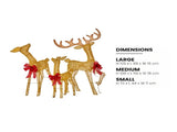 Christabelle 3 Reindeer Family Christmas Light Up Display 1.25m Gold Mesh Animated Outdoor Indo 112_SHE206