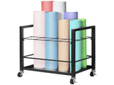 Blueprint Storage Rack, 12 Slots Blueprint Holder with Wheels, Mobile Metal Blueprint Storage Cart V952-LTJJS12CLDS050UB8V0