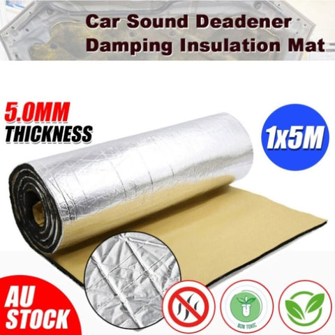 Sound Deadener Foam Insulation Heat Noise Proofing Car Mat Roller 4.5 square meters Thicker V201-SOUND0500BL8AU