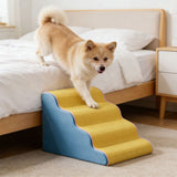 Non Slide Pet Stairs For Dogs Cats Multi Story Dog Ramp For Bed Couch Sofa Support For Small Medium V1370-AZ4-11187