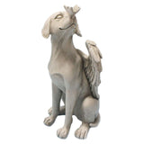 Angel Dog Memorial Statue Hand Carving Vivid Exquisite Synthetic Resin Pet Memorial Stones for V1294-YM0703-3111230019711