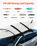 Soft Roof Rack Pads 33in 176lbs Load Capacity for Kayak Canoe Surfboard Luggage V952-CDXLJDWXHGJK88LRSV0